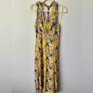Zara maxi halter beaded dress